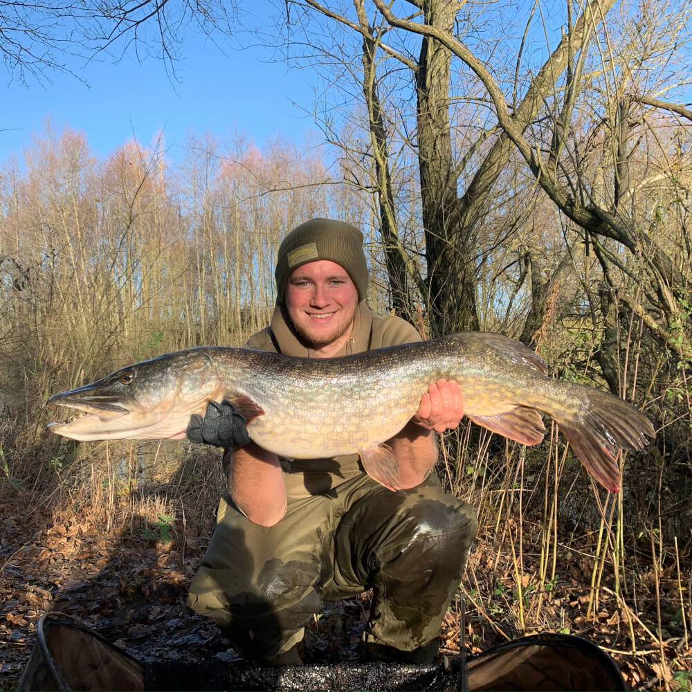 Man with fish